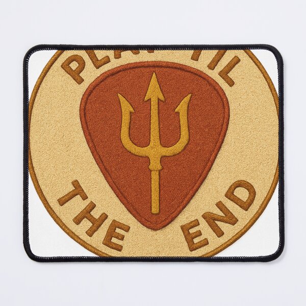 Item preview, Circular Emblem with Red Shield and Golden Trident Design designed and sold by Creative88Art.