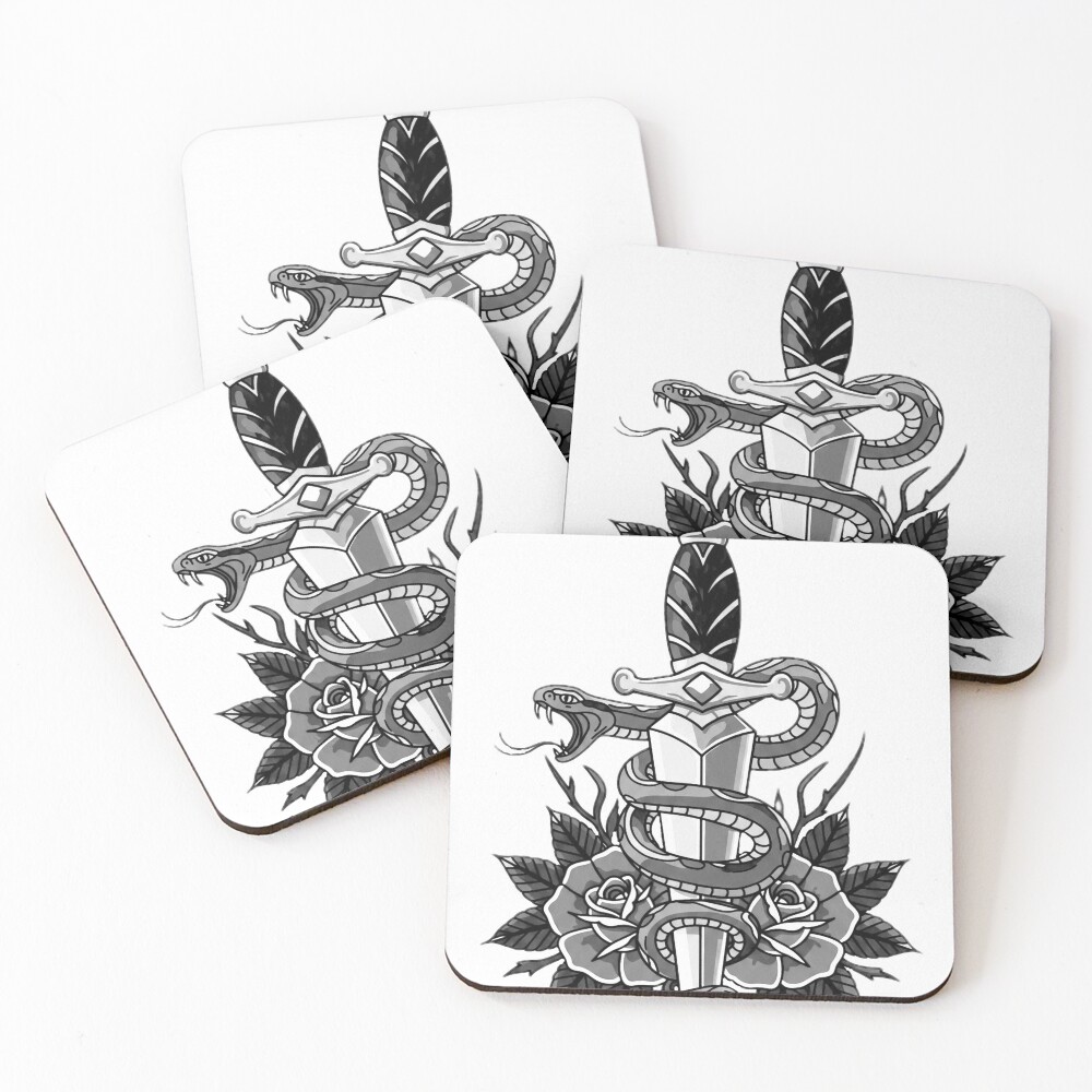 Item preview, Coasters (Set of 4) designed and sold by ViaARTfactory.