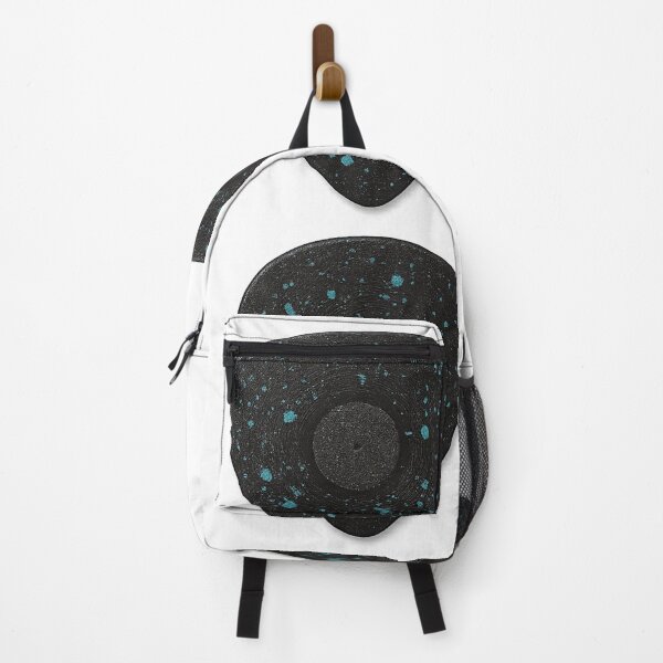 Item preview, Three Black Guitar Picks with Blue Speckled Patterns on Black Background designed and sold by Creative88Art.
