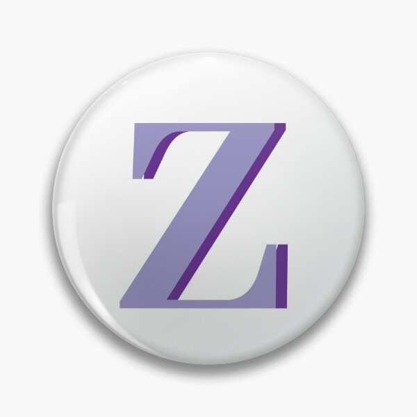 Item preview, Letter Z in purple – Cute Alphabet Initial Monogram  designed and sold by Monika Howarth.