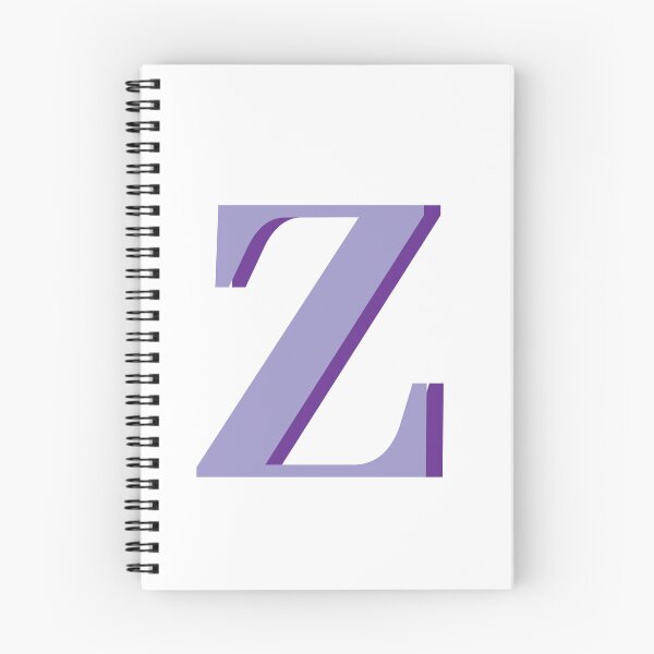 Item preview, Letter Z in purple – Cute Alphabet Initial Monogram  designed and sold by Monika Howarth.