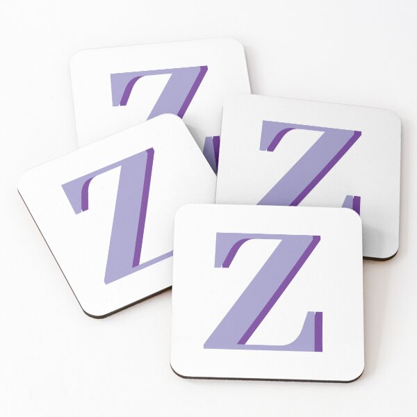 Item preview, Letter Z in purple – Cute Alphabet Initial Monogram  designed and sold by Monika Howarth.