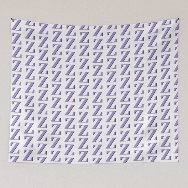 Item preview, Letter Z in purple – Cute Alphabet Initial Monogram  designed and sold by Monika Howarth.