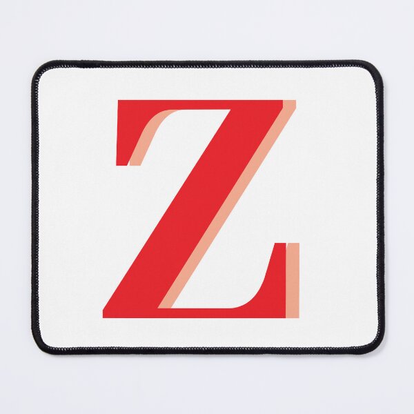 Item preview, Letter Z in red – Cute Alphabet Initial Monogram  designed and sold by Monika Howarth.