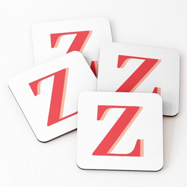 Item preview, Letter Z in red – Cute Alphabet Initial Monogram  designed and sold by Monika Howarth.