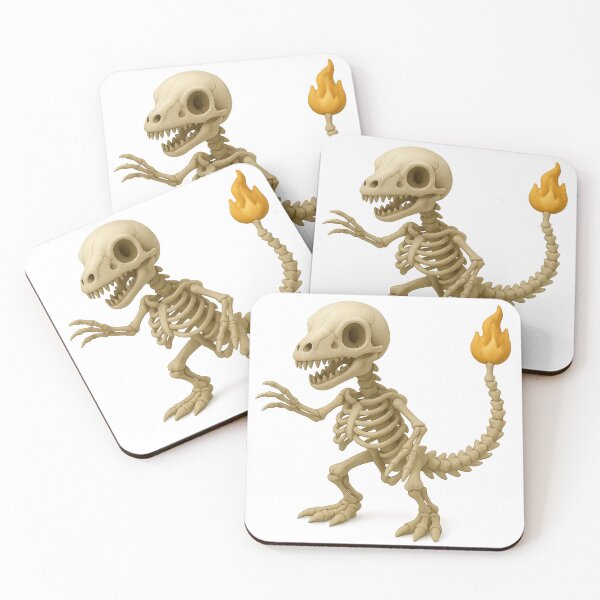 Item preview, Lagarto de fuego esquelético – Paleo Fantasía designed and sold by Thryvin.