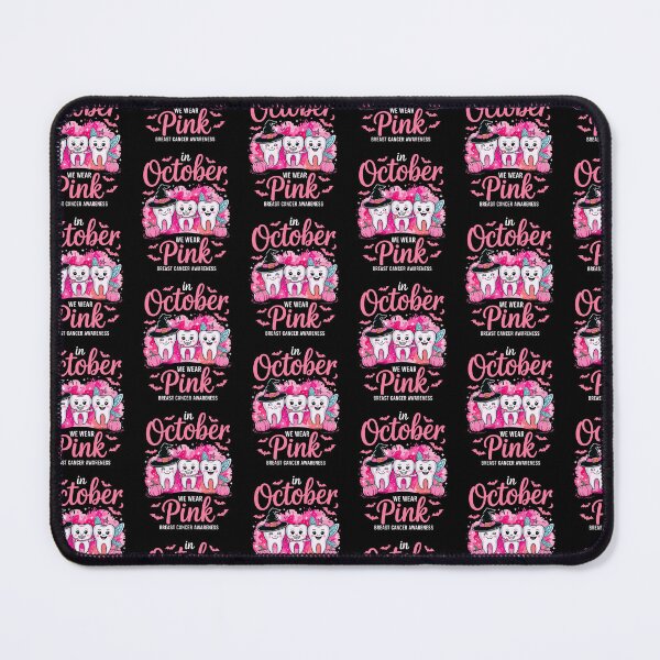 Item preview, October Pink Teeth Breast Cancer Awareness designed and sold by designleon19.