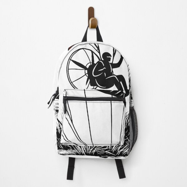 Item preview, Paramotor pilot flying past a windsock designed and sold by ParaCloudFly.