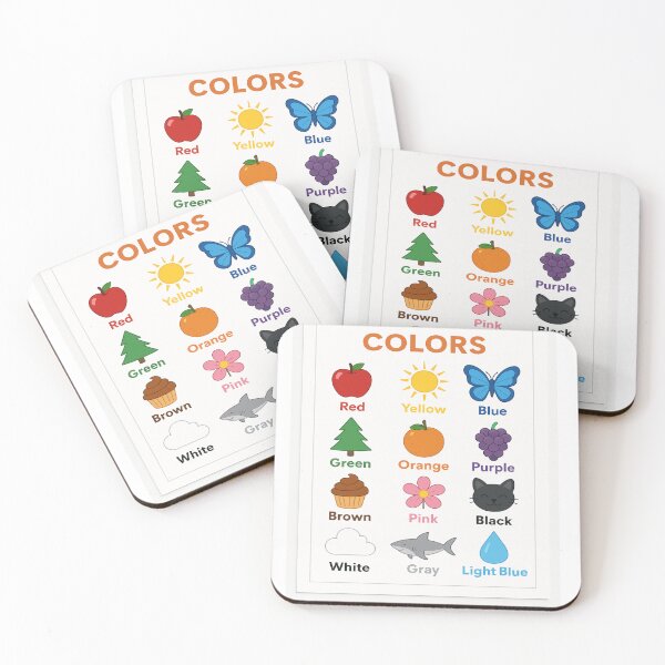 Item preview, "Learn Colors – Educational Poster for Kids"  designed and sold by AlexKidsPrints.