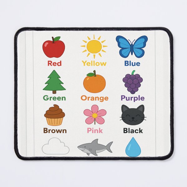 Item preview, "Learn Colors – Educational Poster for Kids"  designed and sold by AlexKidsPrints.