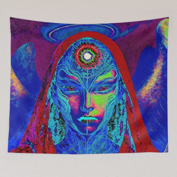 Item preview, Celestial Seraph of Radiant Light - Color Illustration designed and sold by AD-Digital-Art.