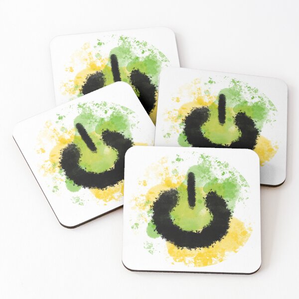 Item preview, Power Button Splatter designed and sold by Ruby Magick.