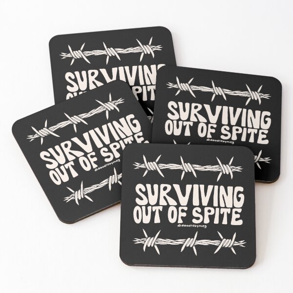 Item preview, Surviving Out Of Spite designed and sold by doodlebymeg.