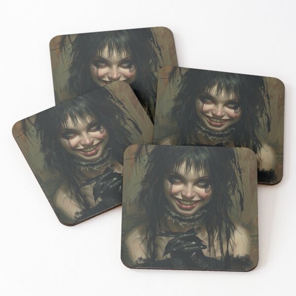 Item preview, Emo Gothic Teen Girl – Dark Portrait with Fangs and Romantic Atmosphere designed and sold by GonzaloFreire.
