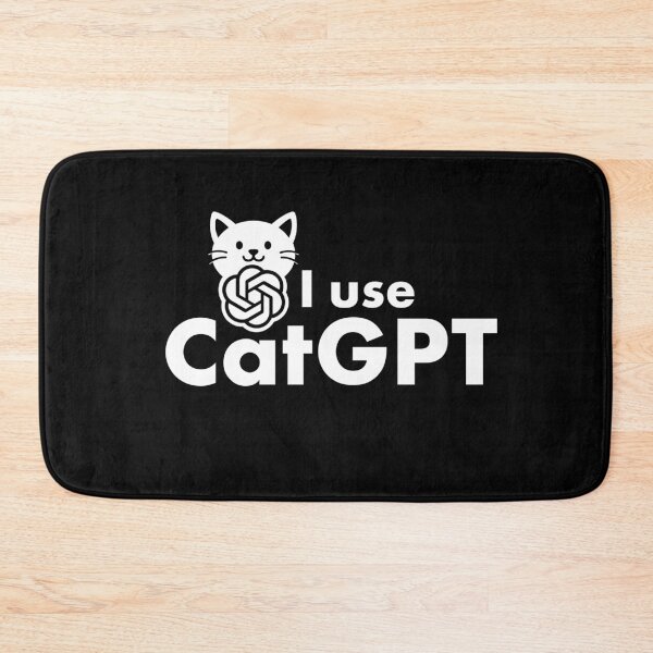 Item preview, I Use CatGPT Funny AI Cat Meme T-Shirt designed and sold by GeeksUnique.