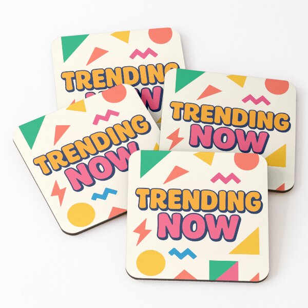 Item preview, Trending Now – Bold Retro Geometric Typography Design designed and sold by Tewksy Lab.