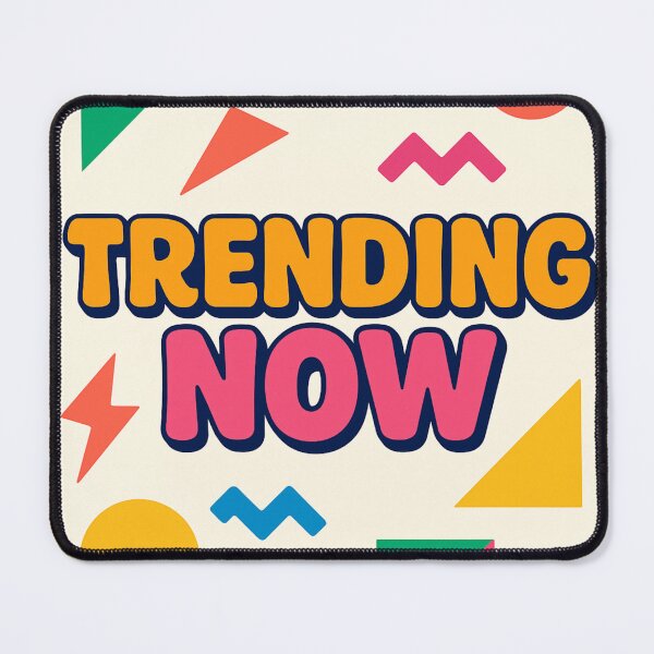 Item preview, Trending Now – Bold Retro Geometric Typography Design designed and sold by Tewksy Lab.