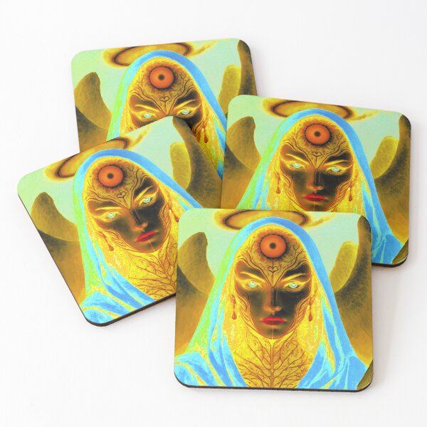 Item preview, Heavenly angelic beauty in colored inversion – Inverted grace designed and sold by AD-Digital-Art.