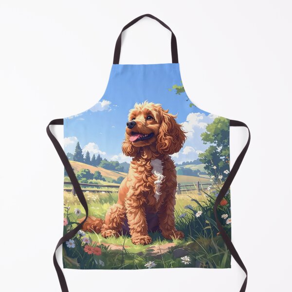 Item preview, Cockapoo in a Summer Meadow designed and sold by Zibberzabble.