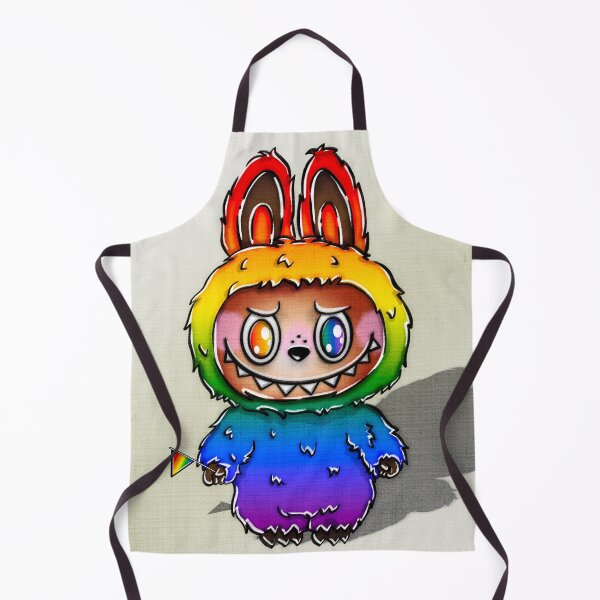 Item preview, Gay Pride Flag Labubu Macaron  designed and sold by Kentish Floridian.