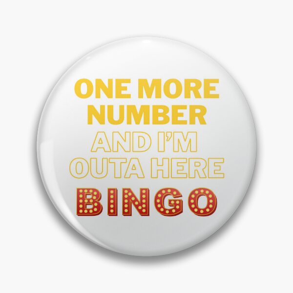 Item preview, One More Number Bingo – Funny Shirt for Players designed and sold by DesignLab13.