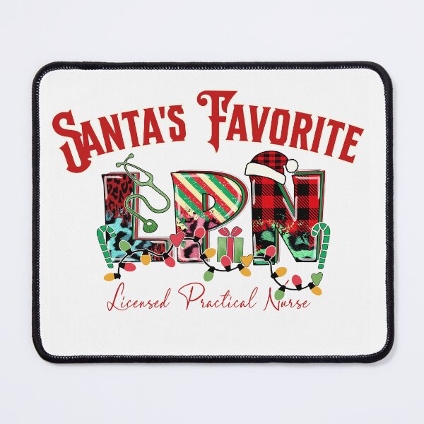 Item preview, Santas Favorite Nurse Christmas Funny Nurse Christmas Design designed and sold by Friends Custom Creations.