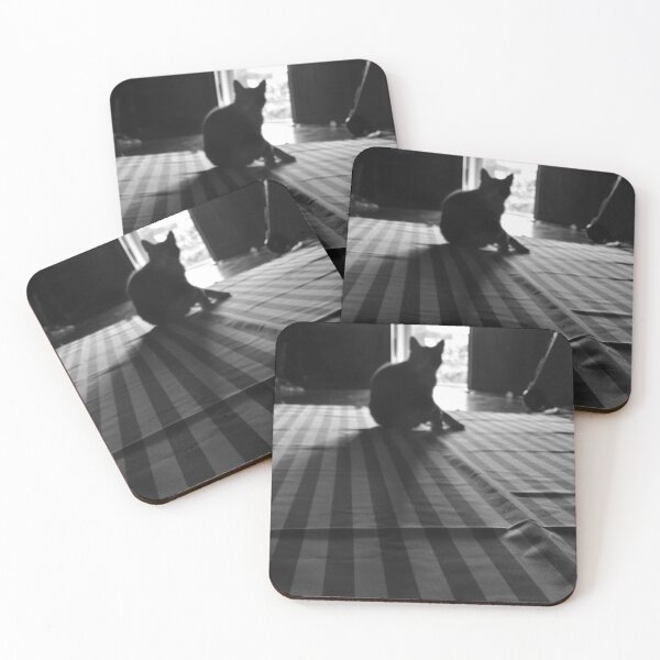 Item preview, A cat on stripped cloth. designed and sold by FoxGlove5.