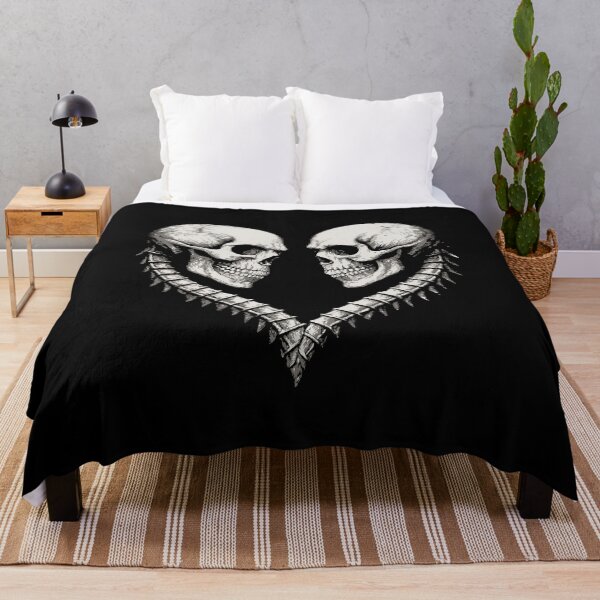 Item preview, Skeleton Lovers Heart Vintage Gothic Romantic Skull Graphic designed and sold by 3rd Eye Perceptions.