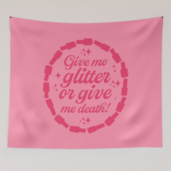 Item preview, Give Me Glitter Or Give Me Death - Hibiscus designed and sold by sillyjess.