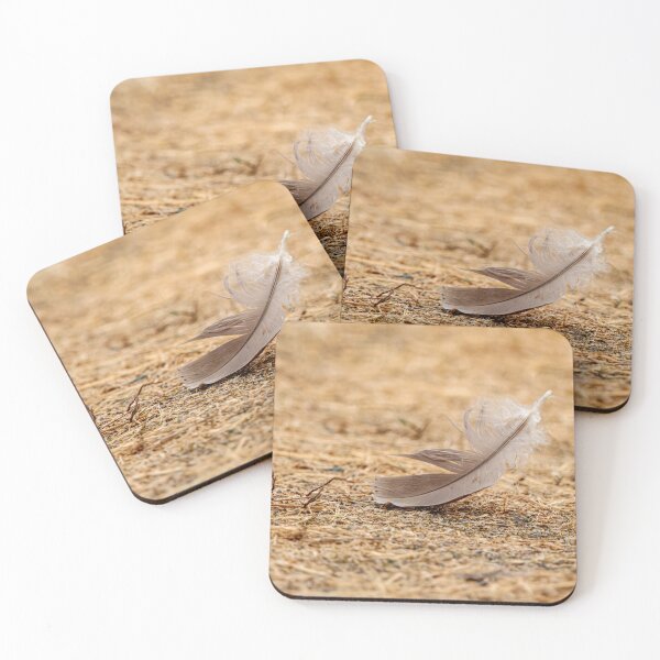 Item preview, Isolated single feather on the ground designed and sold by lisavonbiela.