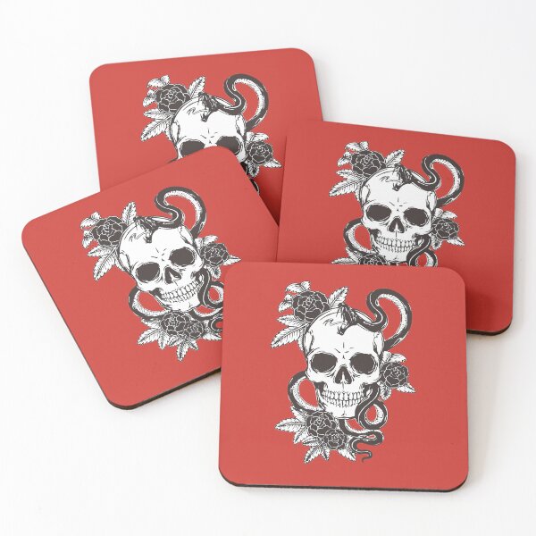 Item preview, Skull & Roses designed and sold by ViaARTfactory.