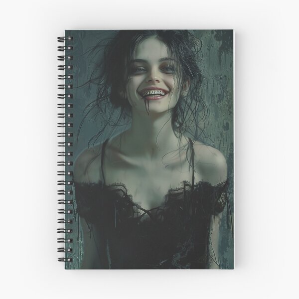Item preview, Hyperrealistic Emo Gothic Teen Portrait – Dark Art with Intense Gaze and Gothic Elegance designed and sold by GonzaloFreire.