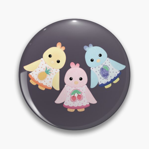 Item preview, Sylvanian Families Calico Critters Citrus Birds designed and sold by digidoodles.