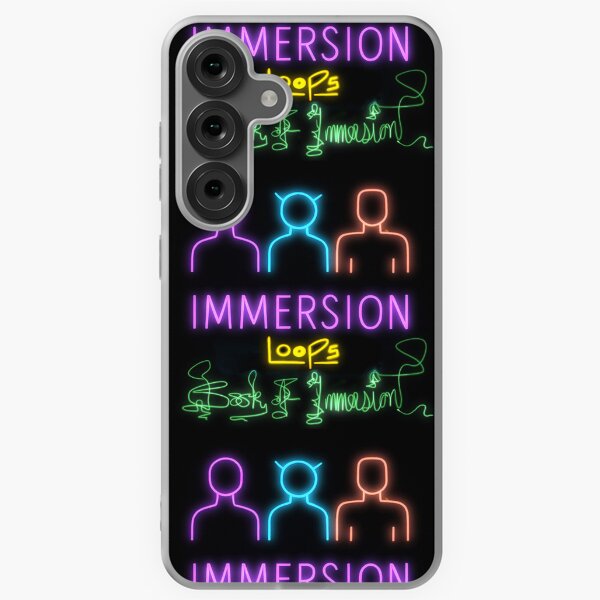 Neon sci-fi vibes from The Book of Immersion  Samsung Galaxy Soft Case