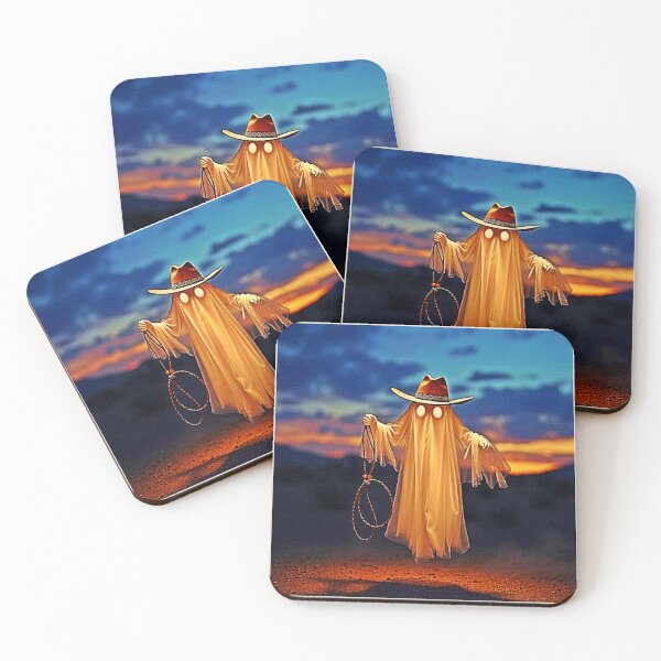 Item preview, Cowboy Ghost at Sunset Design designed and sold by Health And Fitness Posts e-Store.