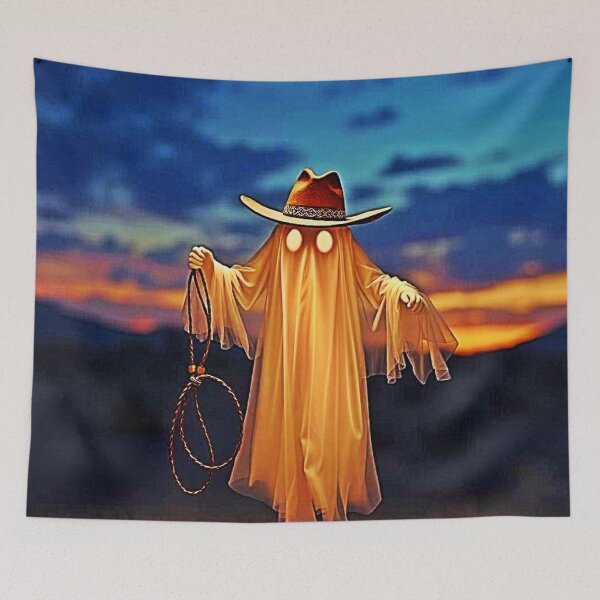 Item preview, Cowboy Ghost at Sunset Design designed and sold by Health And Fitness Posts e-Store.