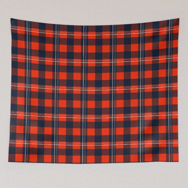Item preview, Football: Chicago, Illinois - Navy and Orange Flannel designed and sold by ellechenault.