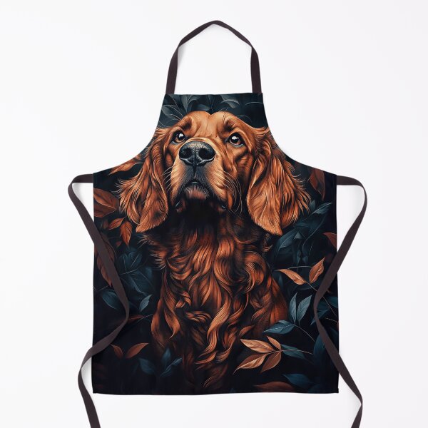Item preview, Irish setter Portrait in Foliage designed and sold by PetsArt.