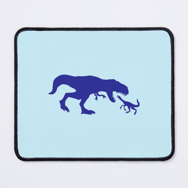 Item preview, T-Rex 2 Raptor Velociraptor Tyrannosaurus Rex Attacking Fighting Duel designed and sold by shirt-o-mat.