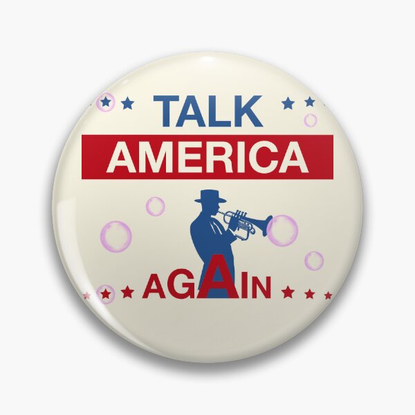 Item preview, Talk America Again - Political Commentary Design designed and sold by cabana.space.