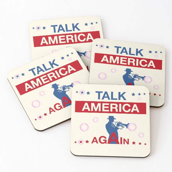 Item preview, Talk America Again - Political Commentary Design designed and sold by cabana.space.