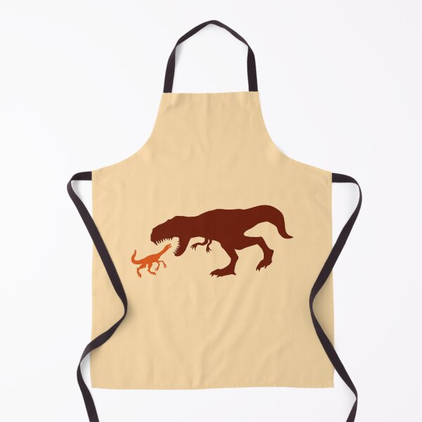 Item preview, T-Rex 2 Raptor Velociraptor Tyrannosaurus Rex Attacking Fighting Duel designed and sold by shirt-o-mat.
