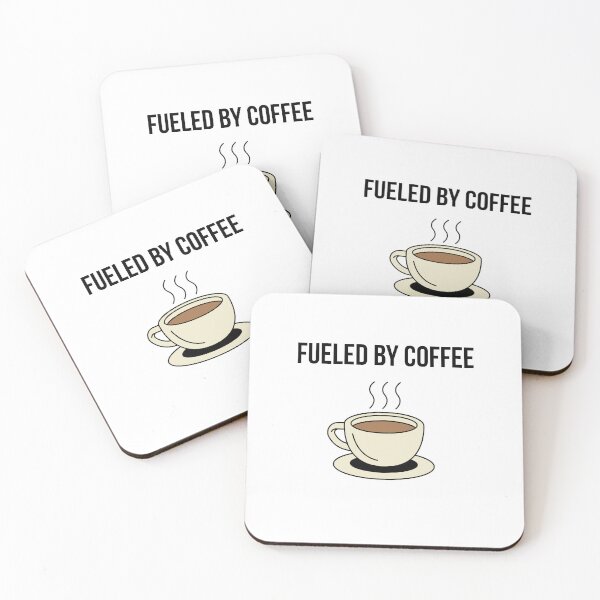 Item preview, Fueled by Coffee Funny Slogan designed and sold by Trey's MarketShop.