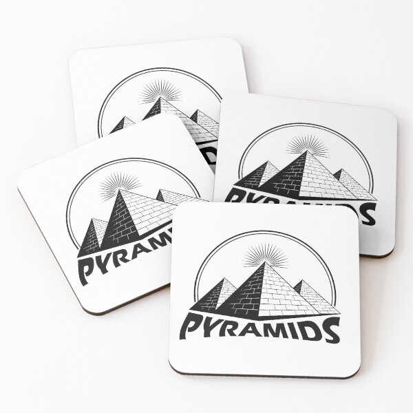 Item preview, Pyramids of Giza – Cartoon Egypt Landmark Illustration designed and sold by Karoft Collection.