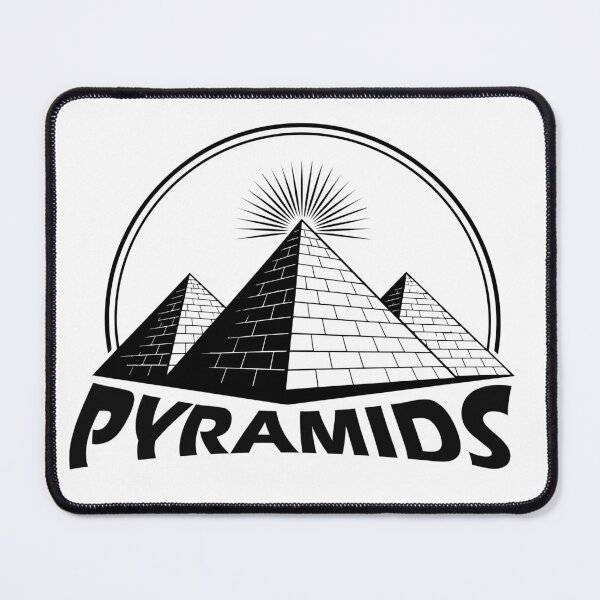 Item preview, Pyramids of Giza – Cartoon Egypt Landmark Illustration designed and sold by Karoft Collection.
