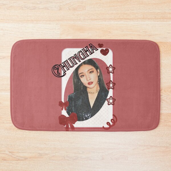 Item preview, Chung Ha Kpop Solo Artist Card Red Aesthetic Collage Design designed and sold by AJUNICE STUDIO.