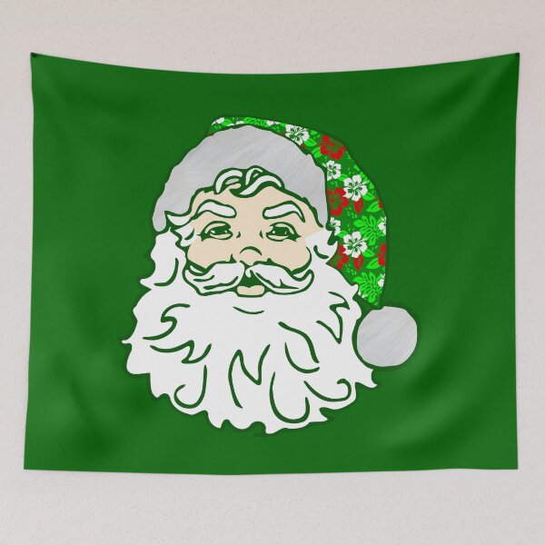 Item preview, luau christmas hawaiian santa claus  designed and sold by Gossip Rag.