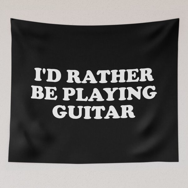 Item preview, Id rather be playing guitar designed and sold by Inspirationmotivation.