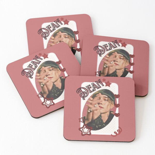 Item preview, Dean Kwon Hyuk Korean Solo Artist Card Red Aesthetic Collage Design designed and sold by AJUNICE STUDIO.
