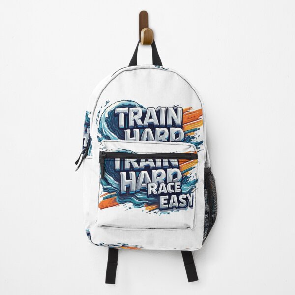 Item preview, Train Hard, Race Easy – Triathlon Motivation Sticker designed and sold by Triathlongram.